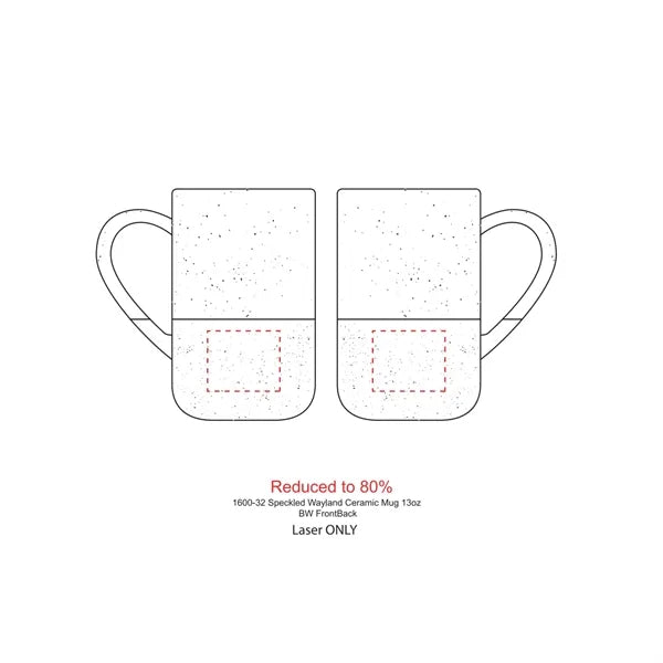 Speckled Wayland Ceramic Mug 13oz
