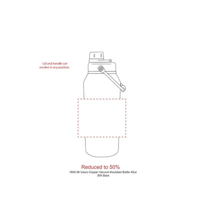 Vasco Copper Vacuum Insulated Bottle 40oz