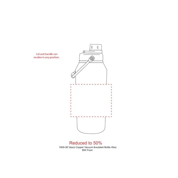 Vasco Copper Vacuum Insulated Bottle 40oz