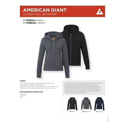 American Giant Classic Full Zip Hoody - Men's