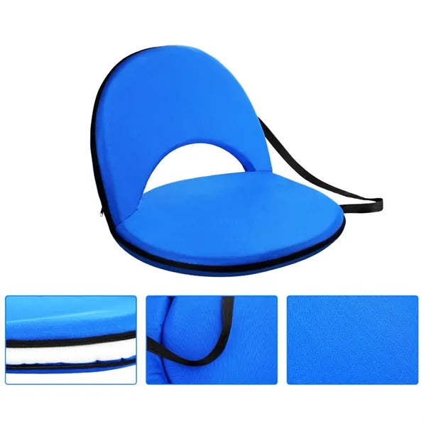 Portable Folding Stadium Seat Cushion with Back Support