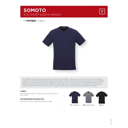 Men's SOMOTO Eco Short Sleeve Henley