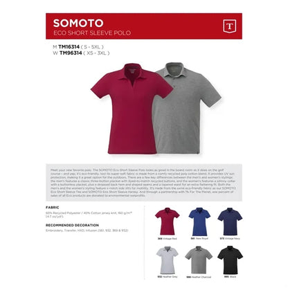 Women's SOMOTO Eco Short Sleeve Polo