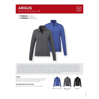 Women's ARGUS Eco Fleece Full Zip