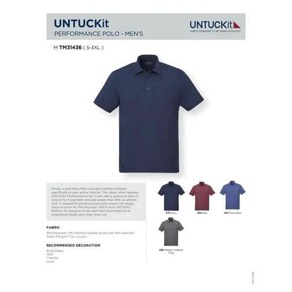 UNTUCKit Performance Polo - Men's