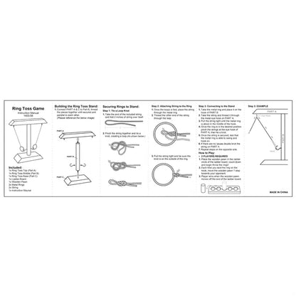 Wooden Ring Toss Game