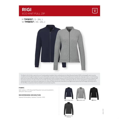RIGI Eco Knit Full Zip - Men's