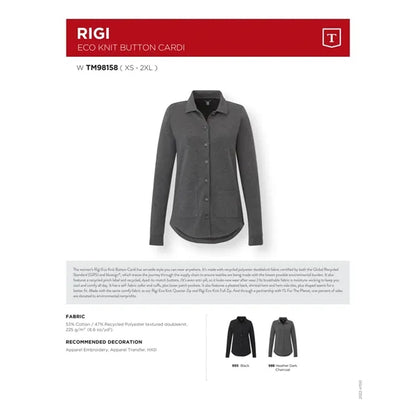 RIGI Eco Knit Button Cardi - Women's