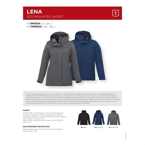 LENA Eco Insulated Jacket - Men's