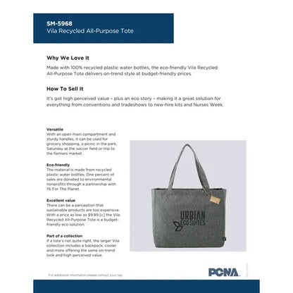 Vila Recycled All-Purpose Tote