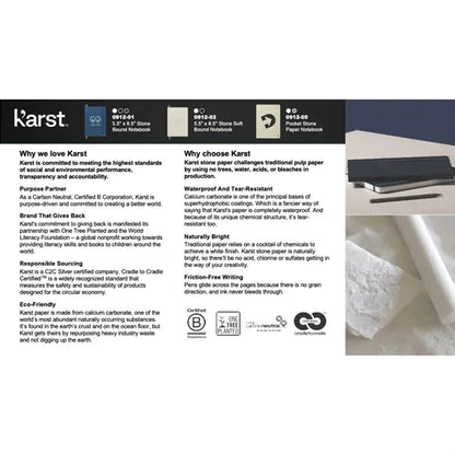 Karst Pocket Stone Paper Notebook