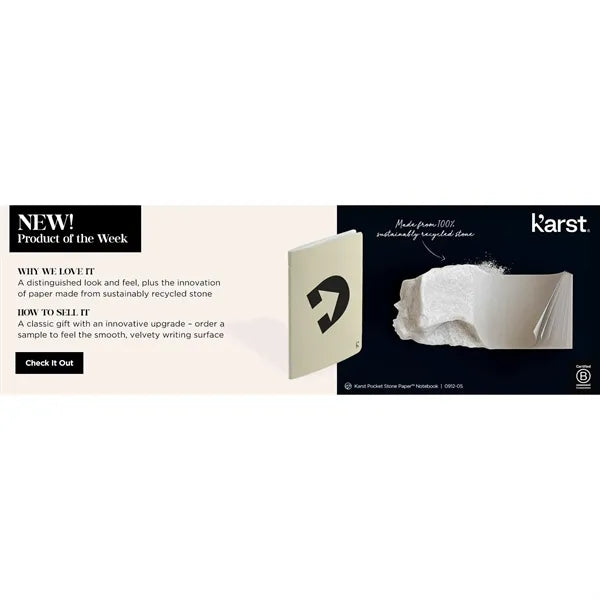 Karst Pocket Stone Paper Notebook