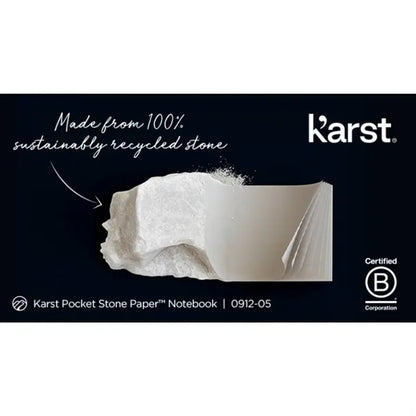 Karst Pocket Stone Paper Notebook
