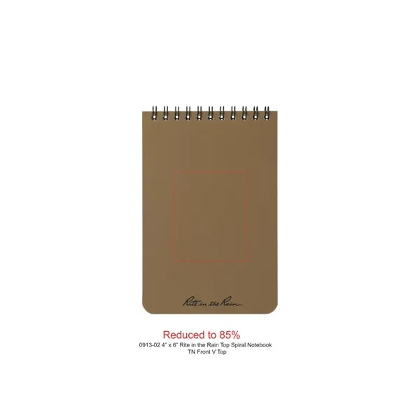 4' x 6' Rite in the Rain Top Spiral Notebook