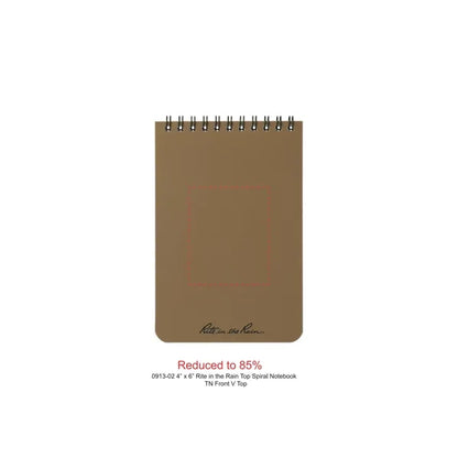 4' x 6' Rite in the Rain Top Spiral Notebook