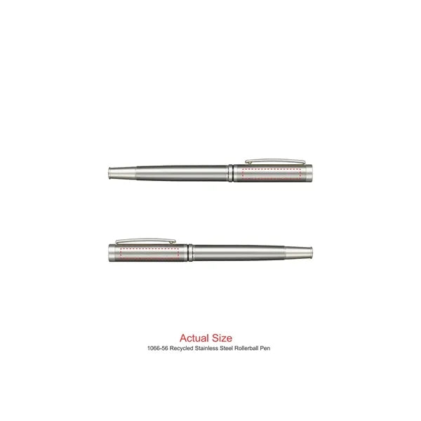 Recycled Stainless Steel Rollerball Pen