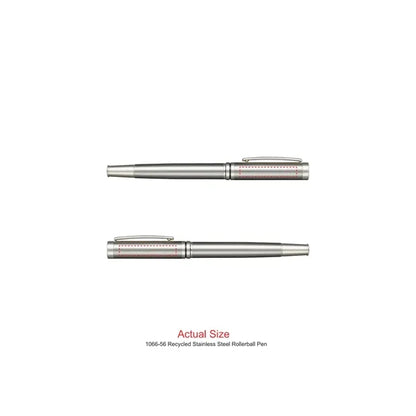 Recycled Stainless Steel Rollerball Pen