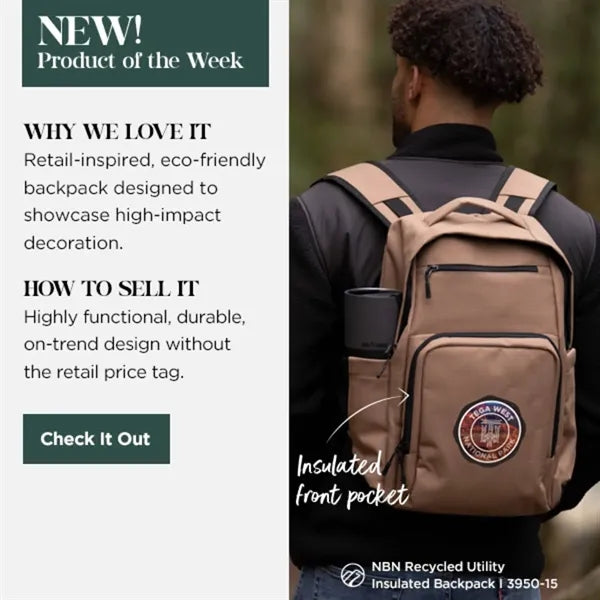 NBN Recycled Utility Insulated Backpack