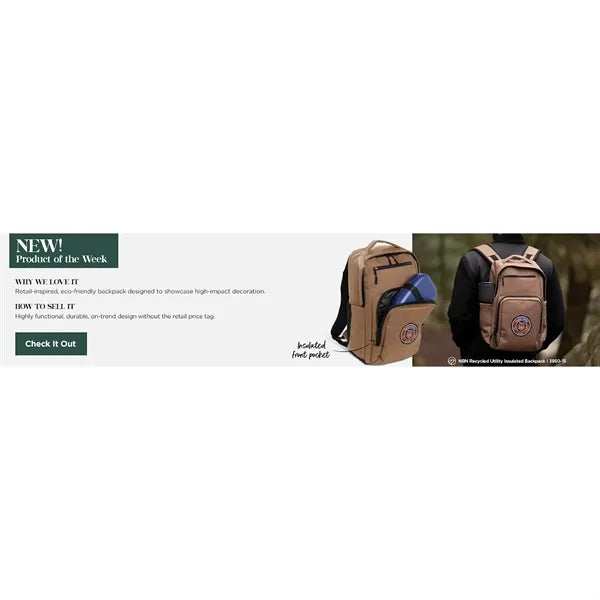 NBN Recycled Utility Insulated Backpack