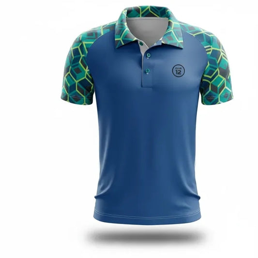 Short Sleeve Polo shirt Sublimated Flashed V Unisex