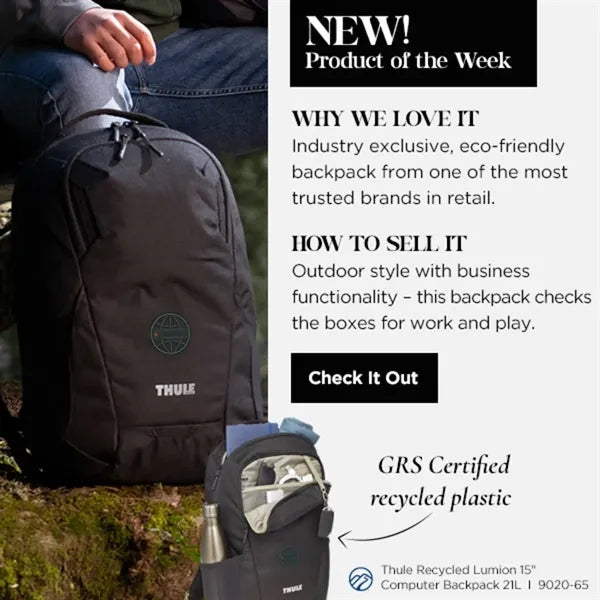 Thule Recycled Lumion 16" Computer Backpack 21L