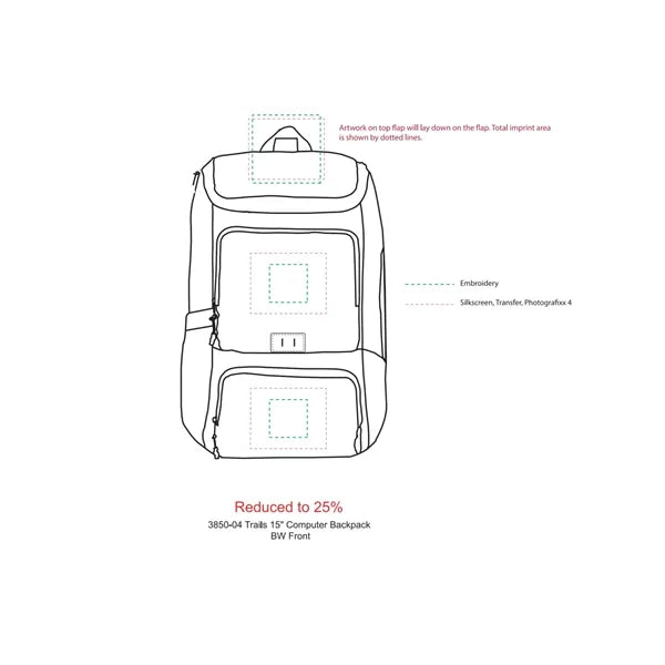 NBN Trails 15" Computer Backpack