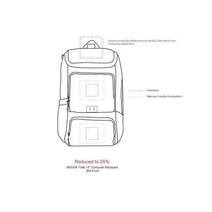 NBN Trails 15" Computer Backpack
