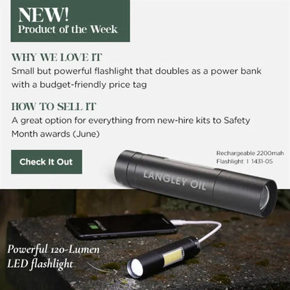 Rechargeable 2200mah Flashlight