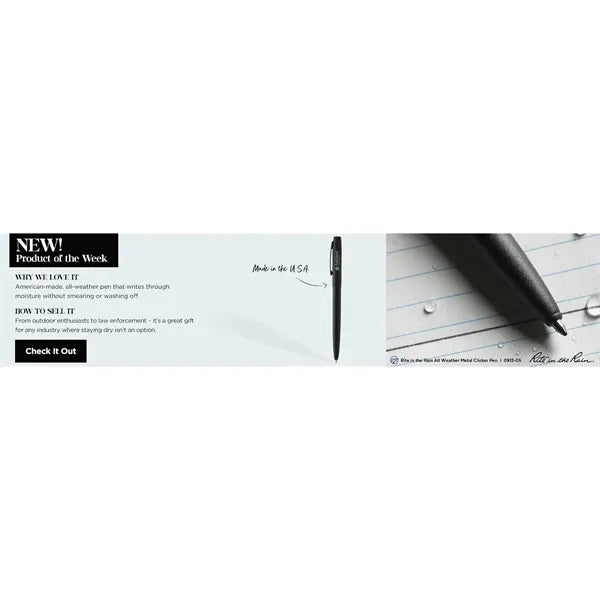 Rite in the Rain All Weather Metal Clicker Pen