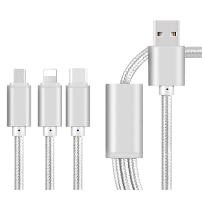 The Virgo 3 in 1 Charging Cable Android, iPhone, Type C adap