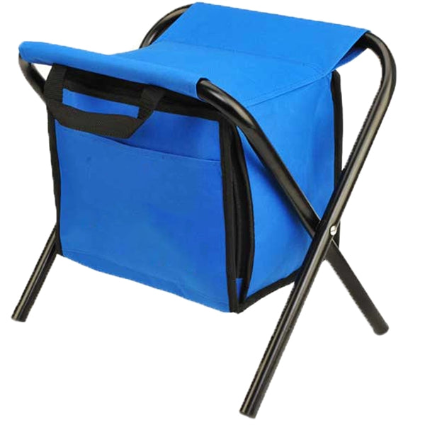Portable Insulated Folding Cooler Stool, Holds 225lbs