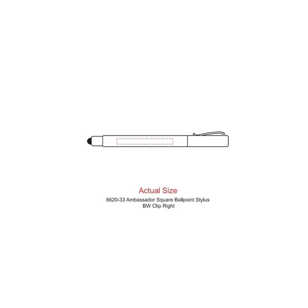 Ambassador Square Ballpoint Stylus