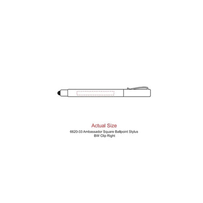 Ambassador Square Ballpoint Stylus