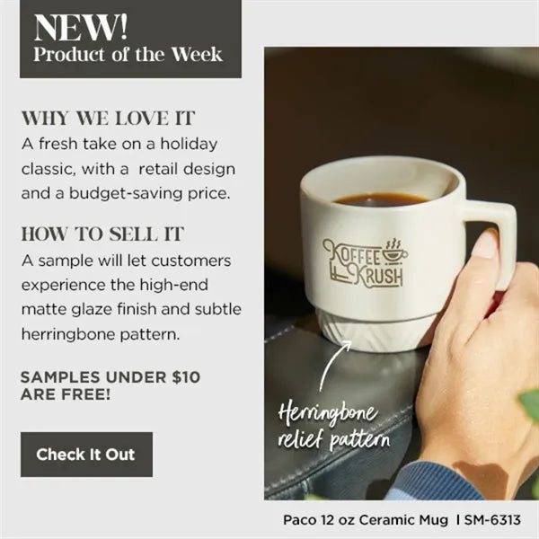 Paco 12oz Ceramic Mug