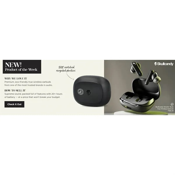 Skullcandy Smokin' Buds True Wireless Earbuds