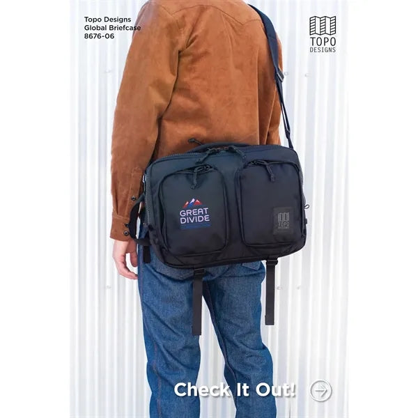 Topo Recycled Global Briefcase