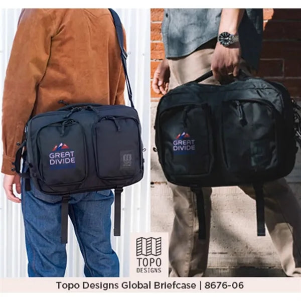 Topo Recycled Global Briefcase