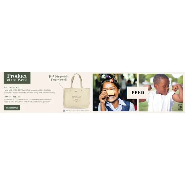 FEED Organic Cotton Weekend Tote