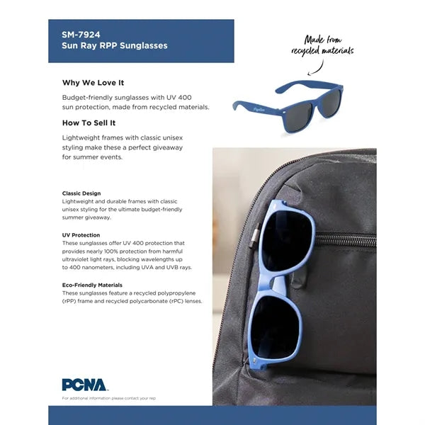 Sun Ray Recycled Sunglasses