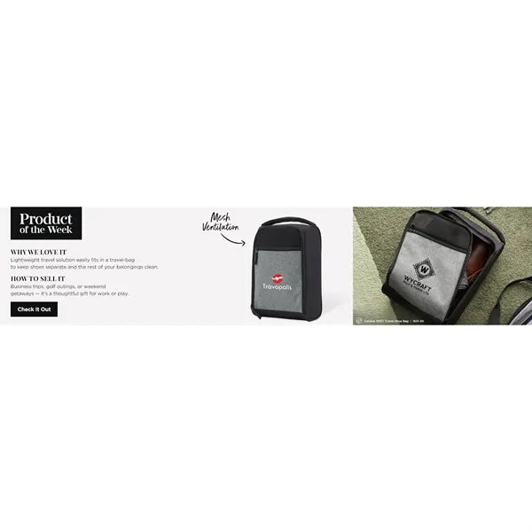 Fairway RPET Travel Shoe Bag