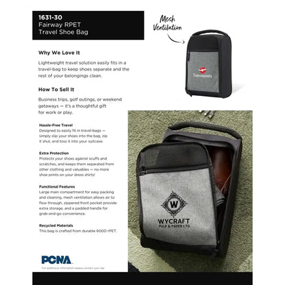 Fairway RPET Travel Shoe Bag