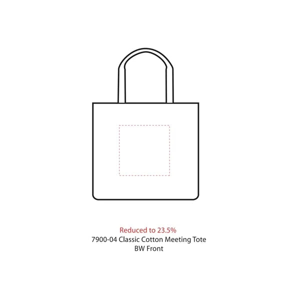 6oz Classic Cotton Canvas Meeting Tote