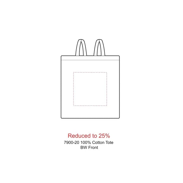 100% 4oz Cotton Canvas Convention Tote