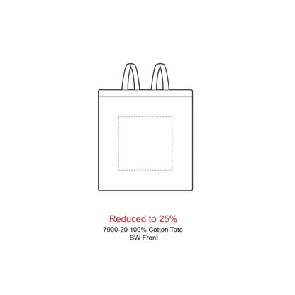 100% 4oz Cotton Canvas Convention Tote