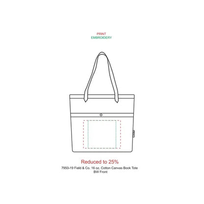 Field & Co. 16 oz. Cotton Canvas Book Tote