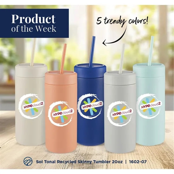 Sol Tonal Straw Tumbler 20oz