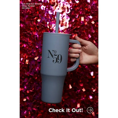 Erie 30oz Eco-Friendly Straw Mug