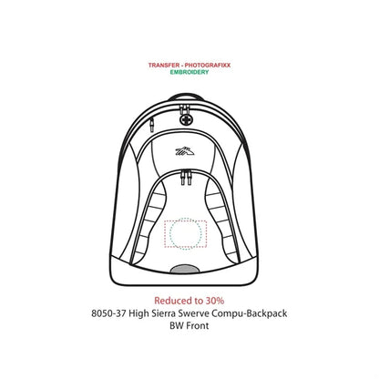 High Sierra Swerve 17" Computer Backpack