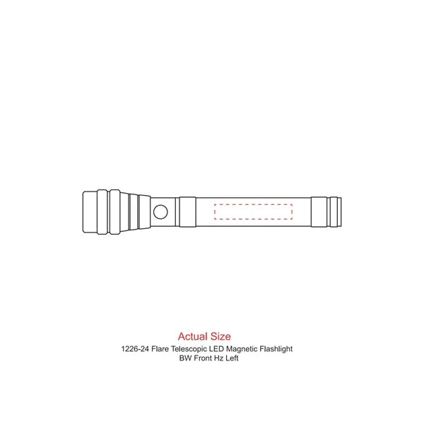 Flare Telescopic LED Magnetic Flashlight