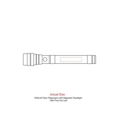 Flare Telescopic LED Magnetic Flashlight